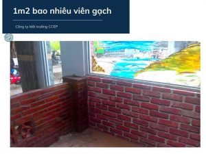 1m2 tường bao nhiêu viên gạch