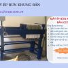 Máy ép bùn khung bản 10 khung 500x500 Máy ép bùn khung bản 500x500