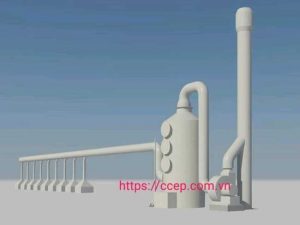 tháp xử lý khí thải scrubber