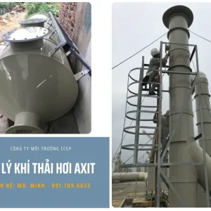 Hệ thống xử lý khí thải hơi axit giá rẻ chất lượng cao