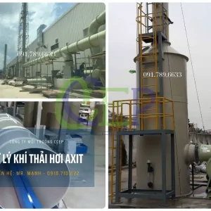 Hệ thống xử lý khí thải hơi axit