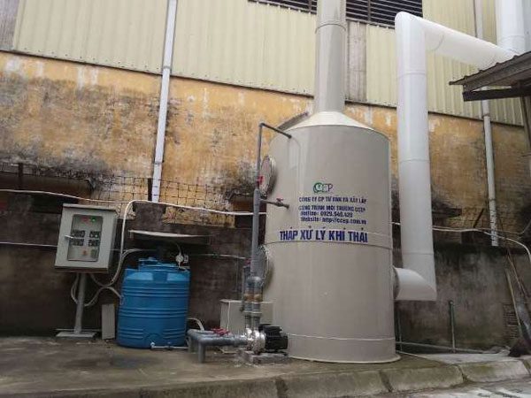 Xử lý khí thải hơi dung môi hữu cơ xử lý khí thải hơi dung môi