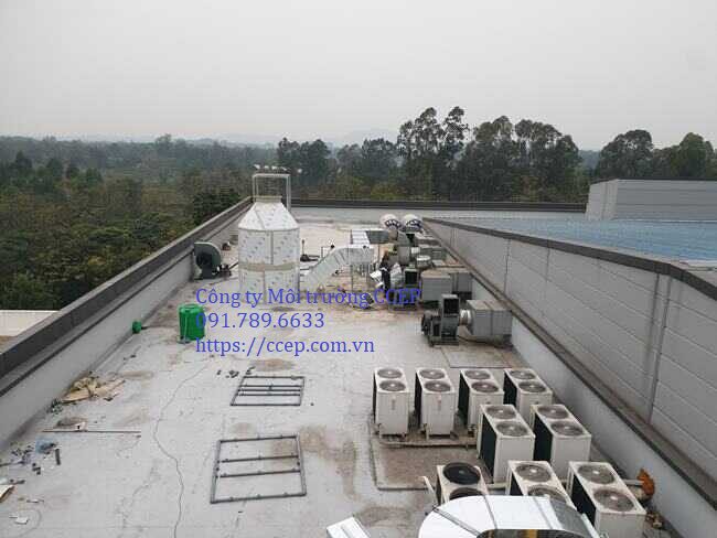 Xử lý khí thải hơi thiếc và hơi Flux- Solum Vina