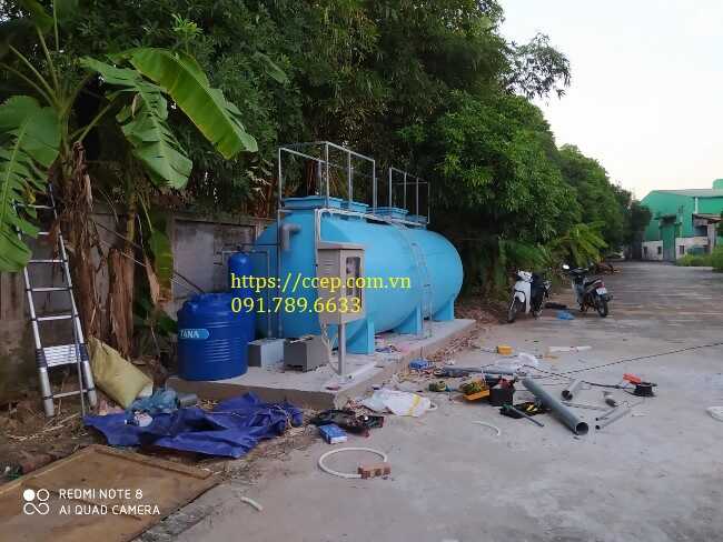 Xử lý nước thải sinh hoạt công suất 10m3 - Công ty Hiệp Hòa Xử lý nước thải sinh hoạt công suất 10m3 - Công ty Hiệp Hòa