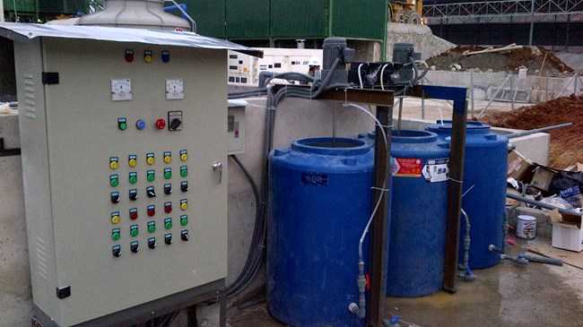 Xử lý nước thải trạm trộn bê tông giá thành rẻ "<yoastmark