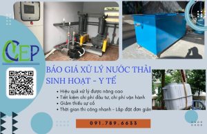 Báo giá xử lý nước thải sinh hoạt y tế giá rẻ năm 2023