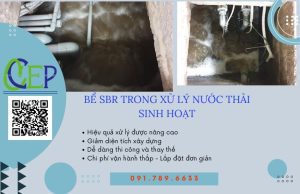Bể SBR trong xử lý nước thải