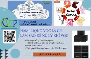 Hàm lượng VOC là gì? Làm cách nào để xử lý khí thải VOC