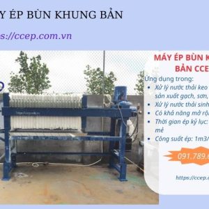 Máy ép bùn khung bản giá rẻ chỉ từ 45.000.000đ Máy ép bùn khung bản 630 giá rẻ