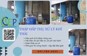 Tháp hấp thụ xử lý khí thải - Dịch vụ xử lý khí thải chuyên nghiệp