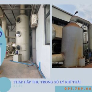 Tháp hấp thụ trong xử lý khí thải chi tiết nhất
