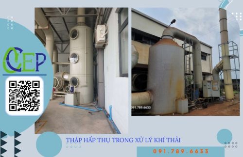 Tháp hấp thụ trong xử lý khí thải chi tiết nhất