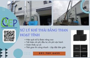 xử lý khí thải bằng than hoạt tính đơn giản