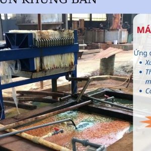 Máy ép bùn khung bản 630, số lượng 20 khung