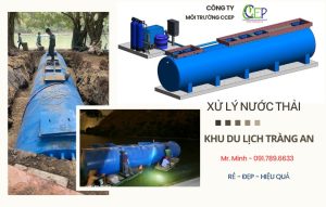 Module xử lý nước thải sinh hoạt khu du lịch Tràng An