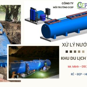 Module xử lý nước thải sinh hoạt khu du lịch Tràng An