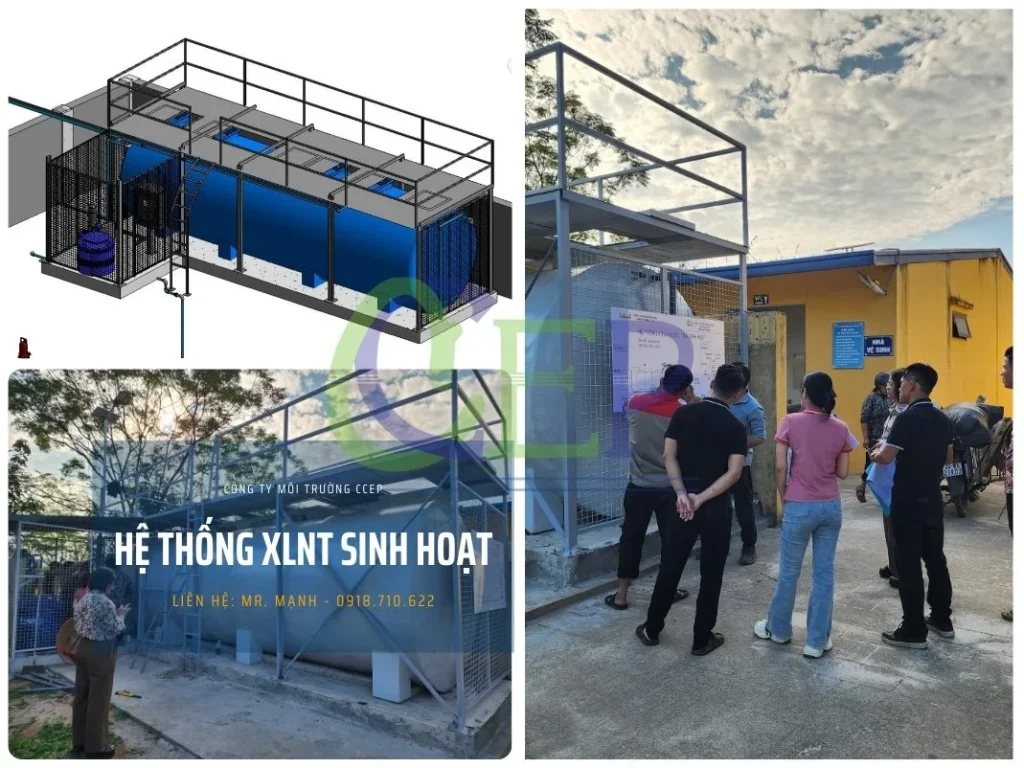 Hệ thống xử lý nước thải nhà máy may Barbeeni Lào Cai